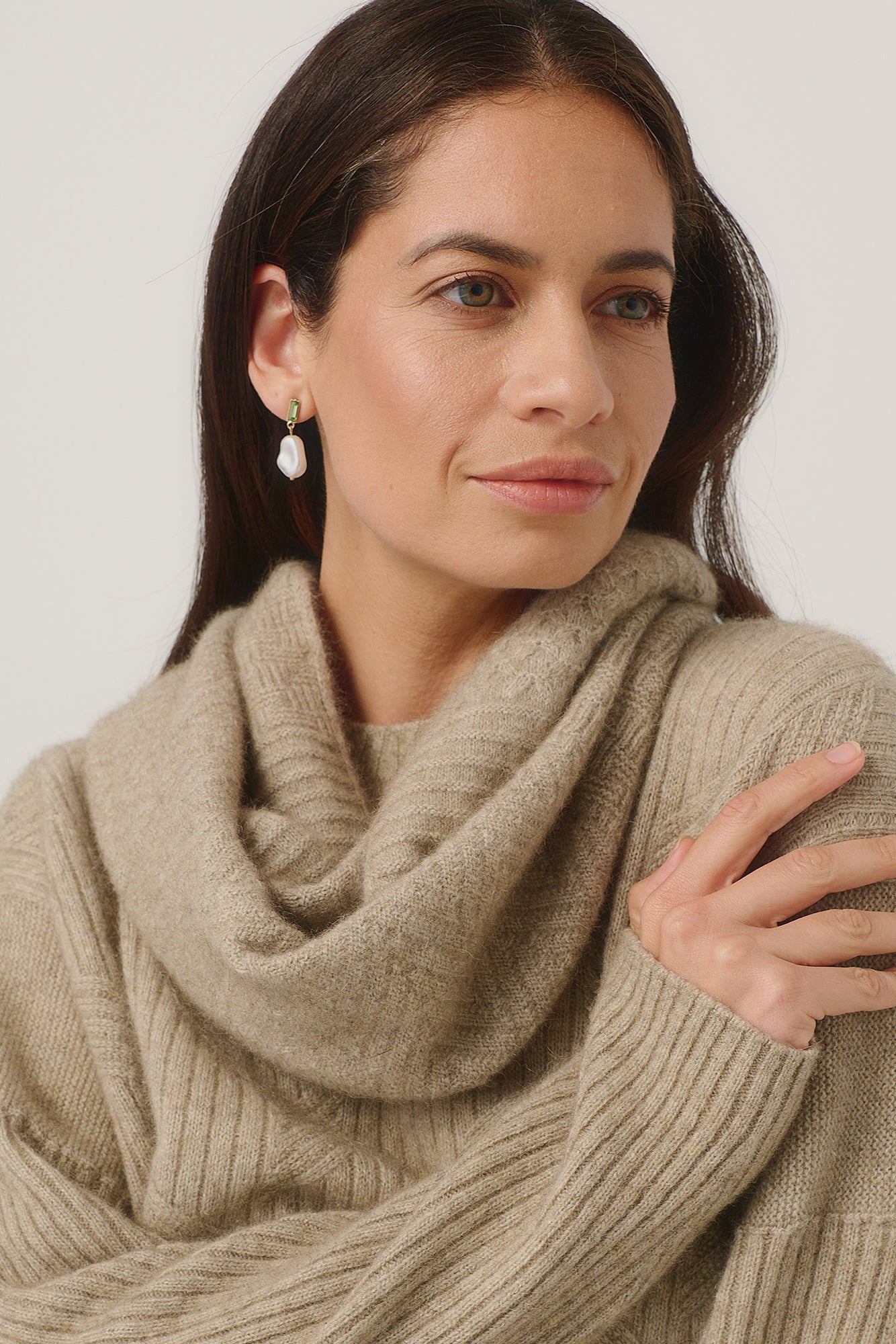Texture Loop Possum Merino Scarf