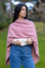 Possum Merino Honeycomb Poncho