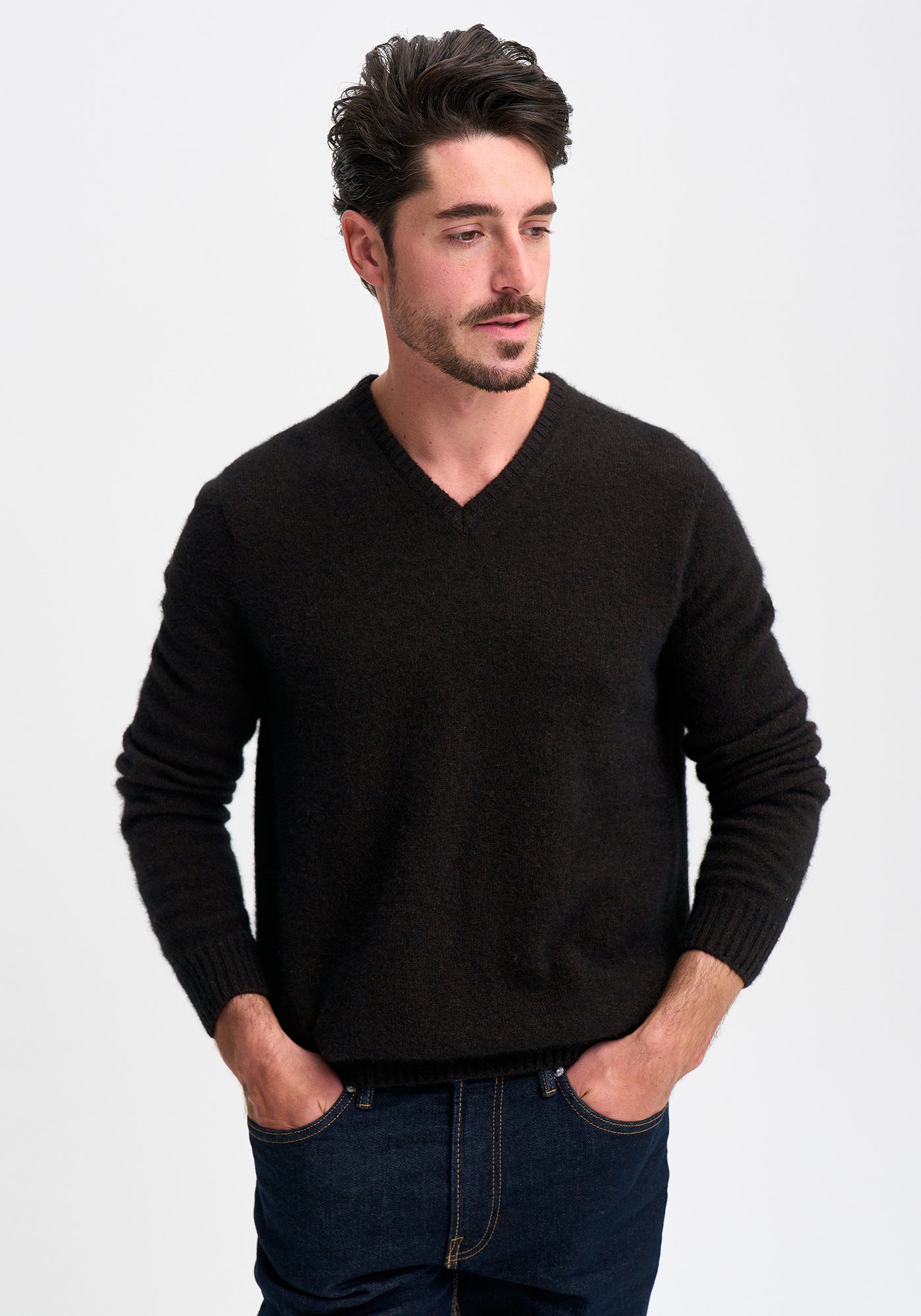Ali V Possum Merino Sweater