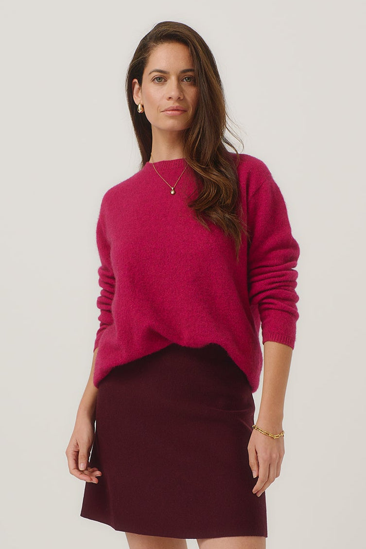Mia Possum Merino Crew Sweater