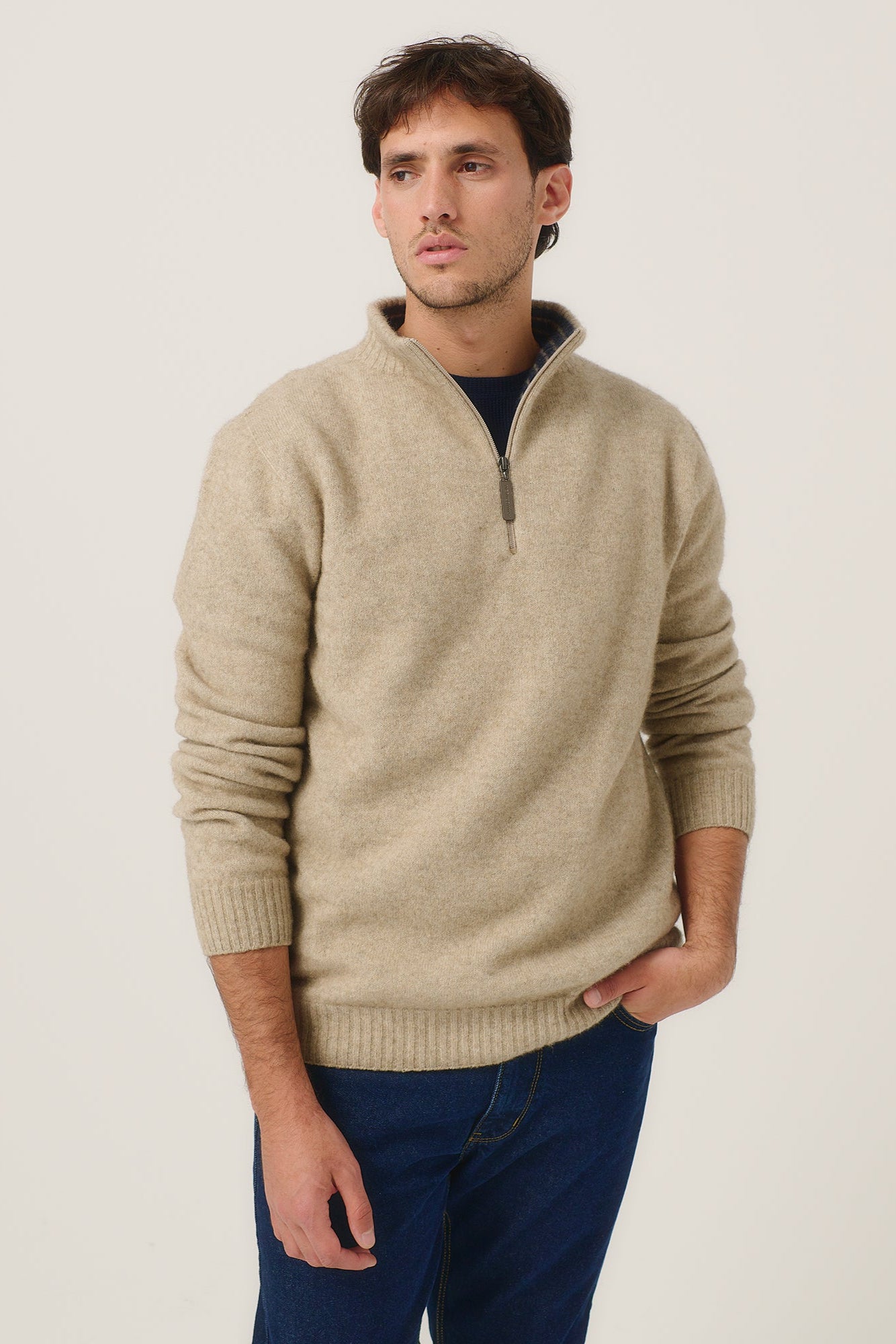Whittaker Possum Merino Half Zip Jumper