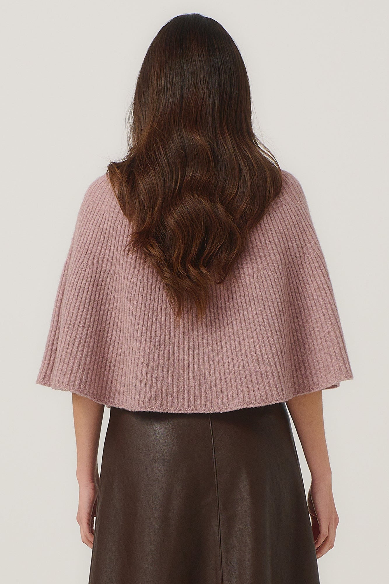 Ena Possum Merino Poncho