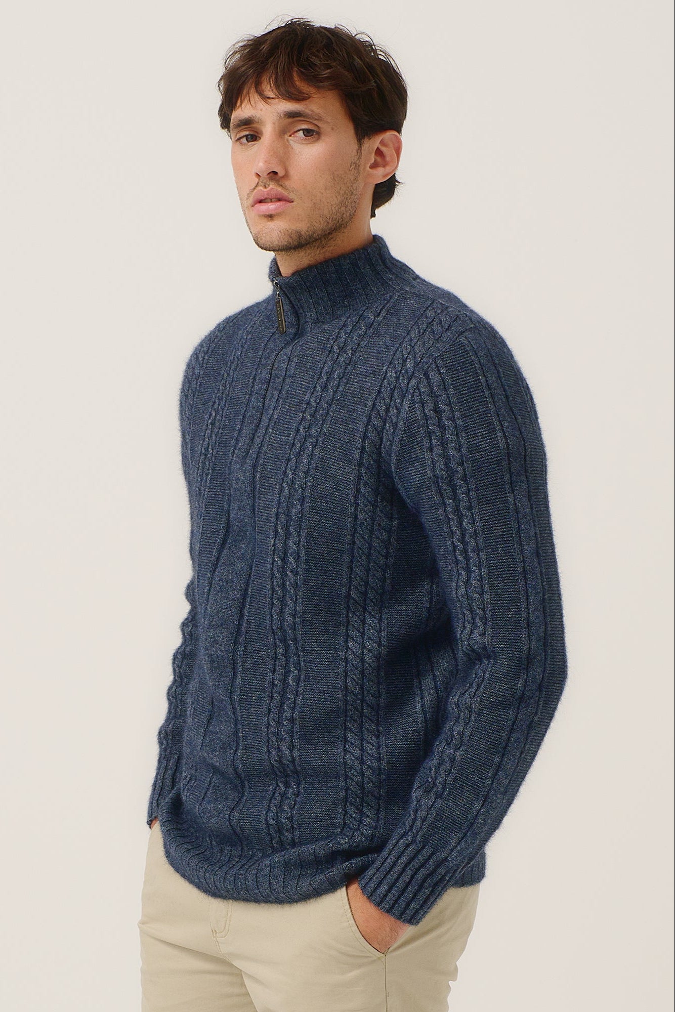 Henry Possum Merino Half Zip