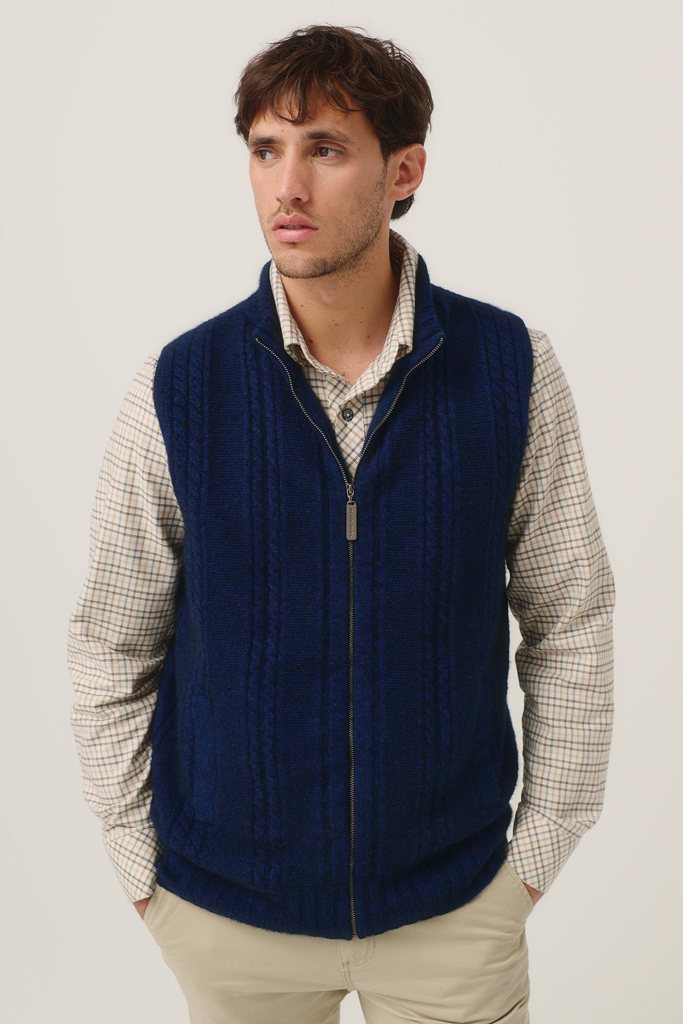 Henry Possum Merino Zip Vest