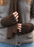 Fingerless Possum Merino Gloves NW