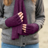 Fingerless Possum Merino Gloves NW