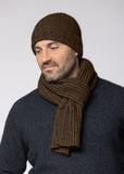 Rib Knit Possum Merino Scarf