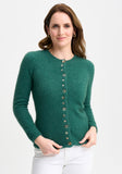 Shell Button Possum Merino Cardigan