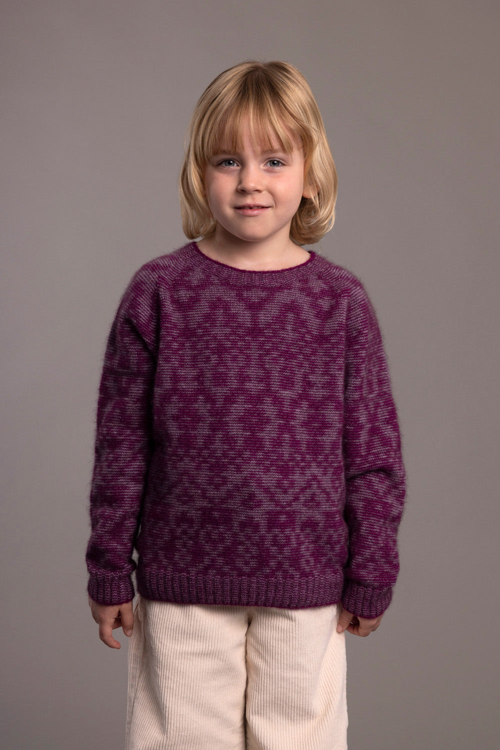 Children's Fair Isle Possum Merino Sweater