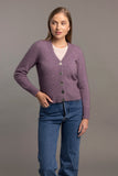 Rib Knit Possum Merino Cardigan