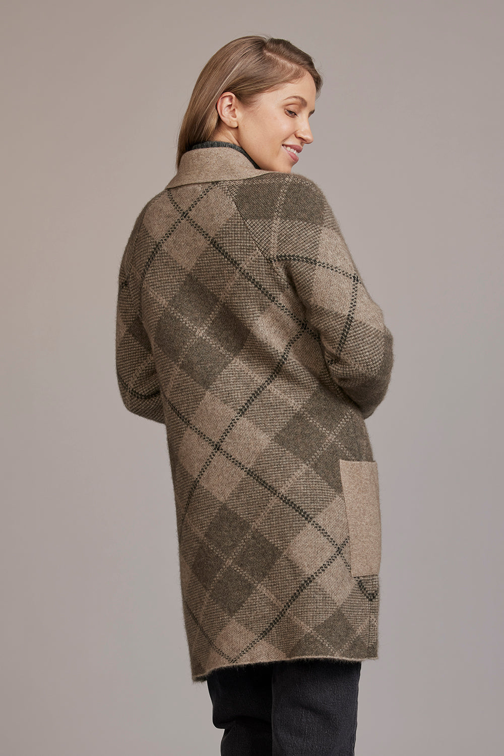 Tartan Possum Merino Overcoat