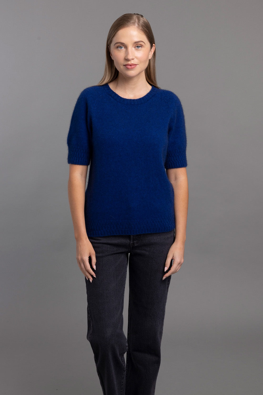 Stepped Stitch Possum Merino T-Shirt