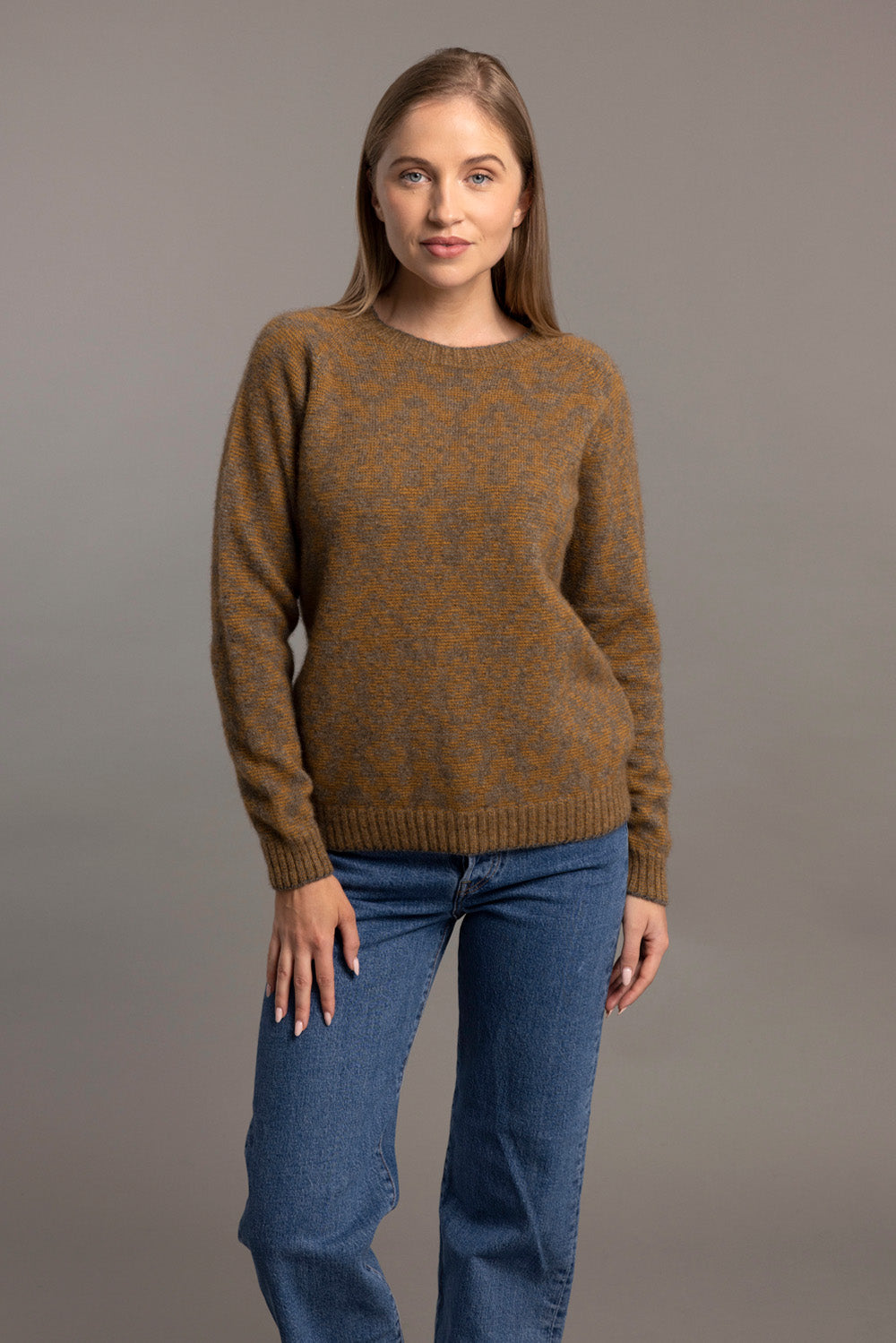 Fair Isle Possum Merino Pullover