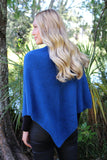 Plain Possum Merino Poncho
