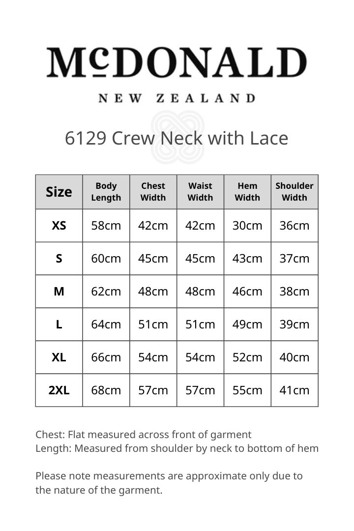 Lace Detail Possum Merino Crew Neck Jersey