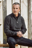 Short Zip Possum Merino Rib Sweater