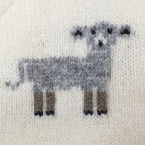 Sheep Motif Merino Wool Gloves