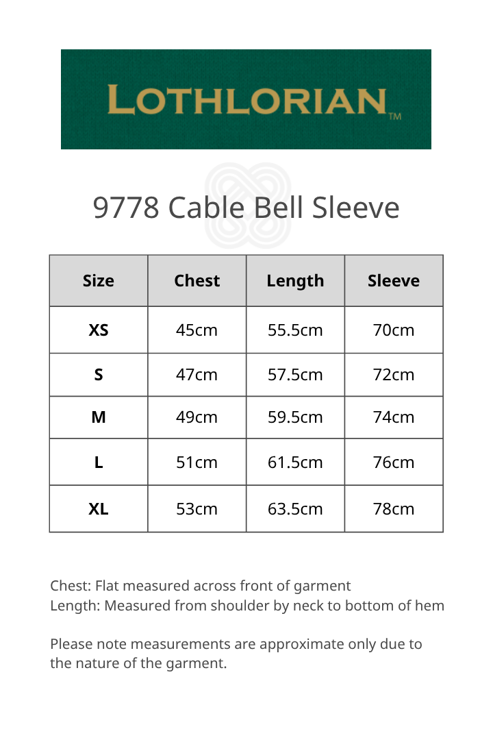 Cable Bell Sleeve Possum Merino Jumper