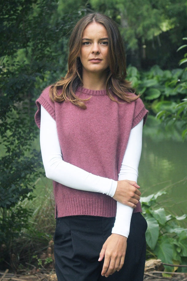 Serene Possum Merino Vest