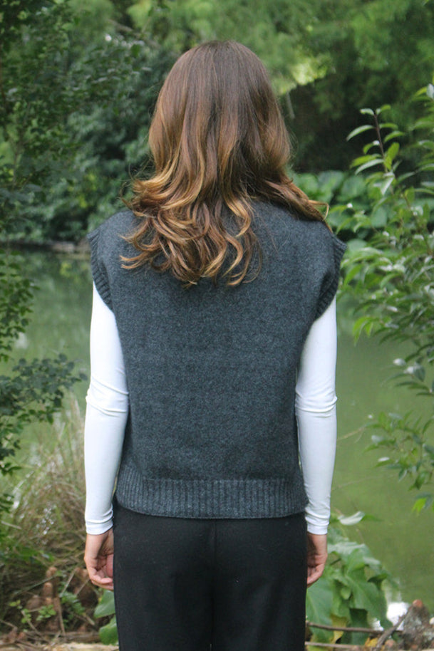 Serene Possum Merino Vest