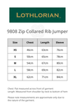 Zip Collared Possum Merino Rib Jumper