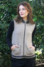 Motif Possum Merino Vest with Pockets