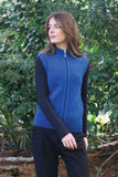 Rib Detail Possum Merino Zip Vest