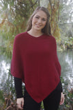 Plain Possum Merino Poncho