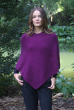 Plain Possum Merino Poncho