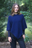 Plain Possum Merino Poncho
