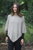 Plain Possum Merino Poncho