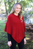 Plain Possum Merino Poncho