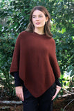 Plain Possum Merino Poncho