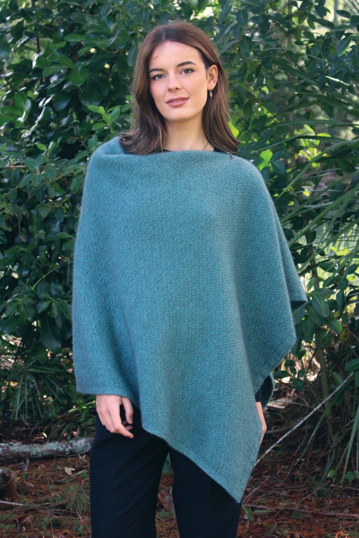 Zippered Possum Merino Wrap