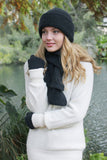 Alpaca Wool Gloves-Slate