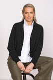 Bailey Possum Merino Cardigan - Black