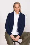 Bailey Possum Merino Cardigan - Maritime