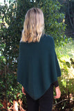 Plain Possum Merino Poncho