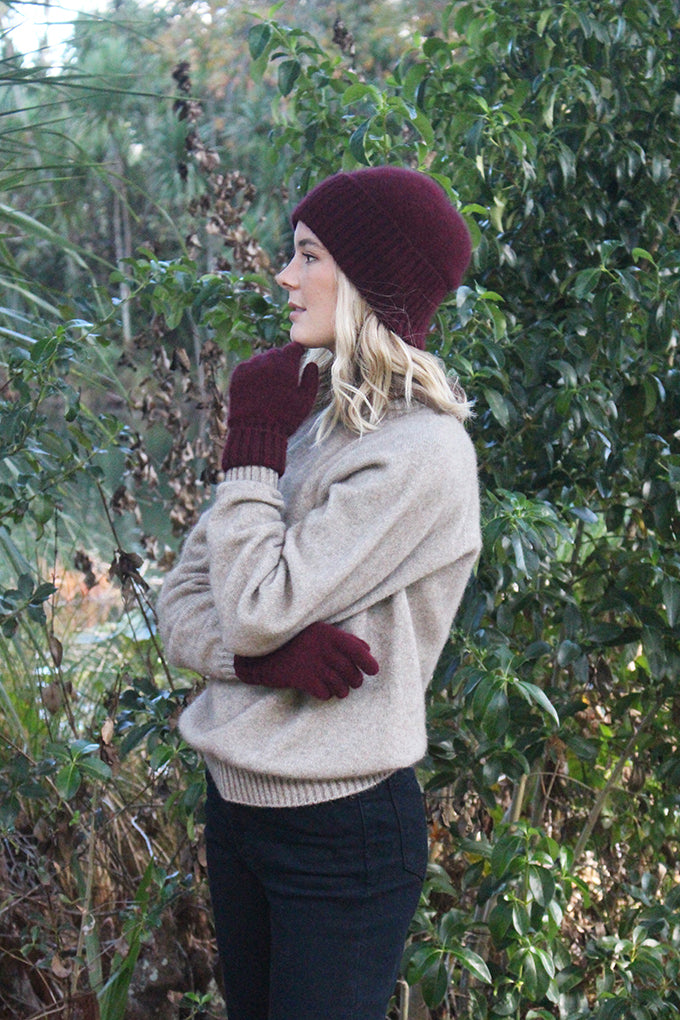 Turn Back Possum Merino Gloves