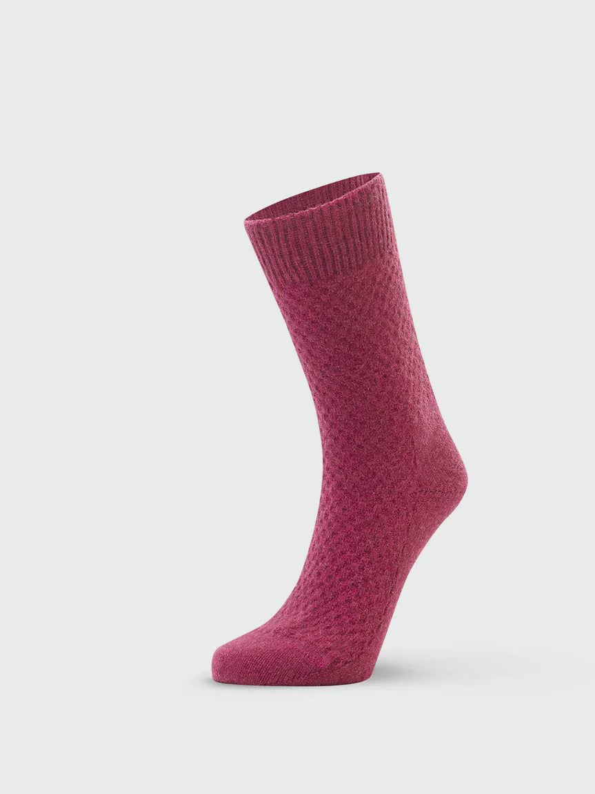 Honeycomb Possum Merino Socks