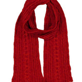 Cable Possum Merino Scarf