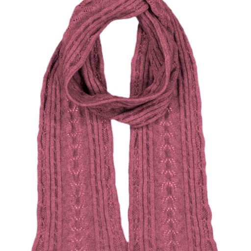Cable Possum Merino Scarf