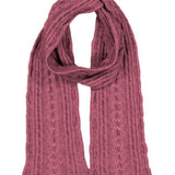 Cable Possum Merino Scarf