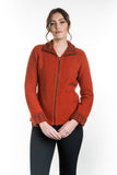 Two Tone Trim Possum Merino Jacket