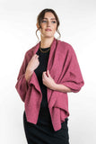 Lightweight Moss Stitch Possum Merino Wrap