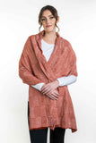 Jacquard Pattern Possum Merino Wrap