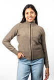 Cable Detail Possum Merino Jacket