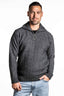 Chevron Pattern Possum Merino Zip Jumper