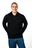 Diamond Plated Possum Merino Zip Men's Jumper