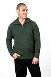 Diamond Plated Possum Merino Zip Men's Jumper